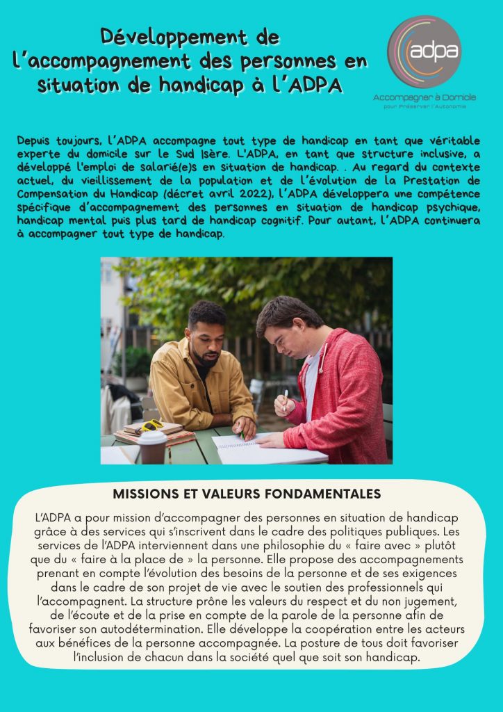 Développement de l’accompagnement des personnes en situation de ...